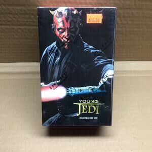 Star Wars Young Jedi Menace of Darth Maul Collector Box 12 Booster Packs SEALED